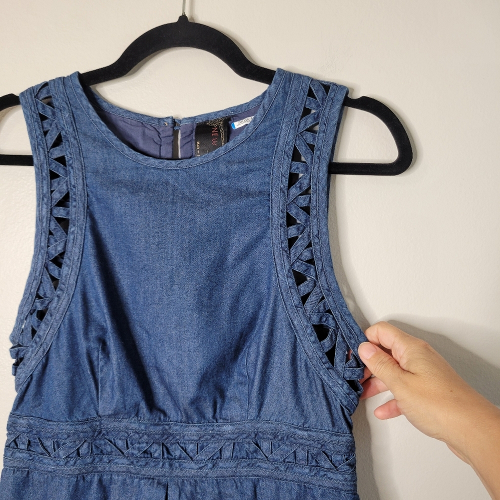 Free People New Romantics Highland Lattice Dress - Picture 3 of 9